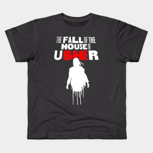 The Fall of the House of Usher Carla Gugino skull mask Kids T-Shirt